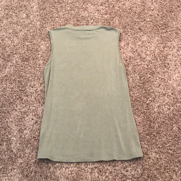 Sage Green Miami Sleeveless Tank Size Medium - Picture 3 of 5